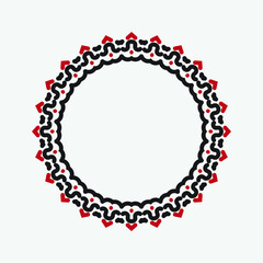 decorative round frames for design with floral ornaments. Circle frame. Templates for printing postcards, invitations, books, for textiles, engraving, wooden furniture, forging.