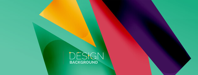 Background abstract overlapping shapes. Minimal composition vector illustration for wallpaper banner background or landing page