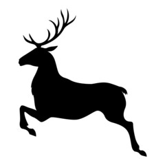 Deer silhouette icon