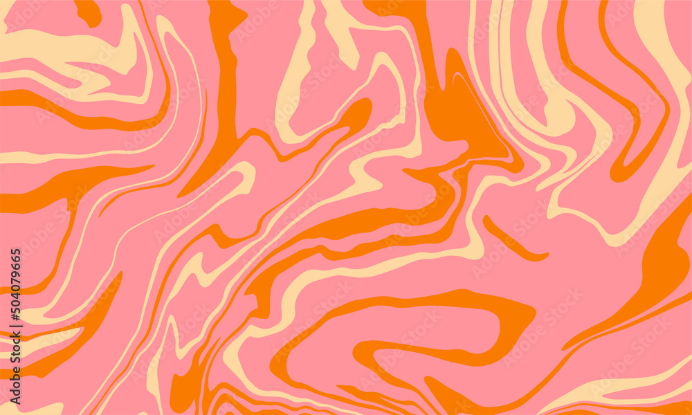 Poster abstract horizontal background with colorful waves. liquid wavy marble texture