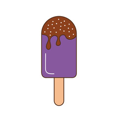 purple ice cream stick