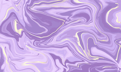 Abstract horizontal background with colorful waves. Liquid wavy marble texture