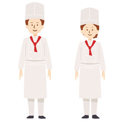 料理人のイラスト