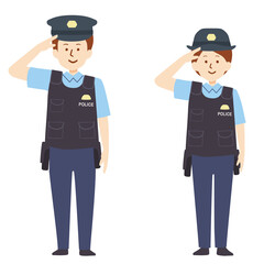 警察官のイラスト
