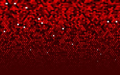 Light Red vector cover in polygonal style.