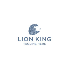 Lion king logo icon design