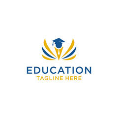 Fototapeta na wymiar Education logo icon design vector 