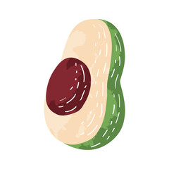 half avocado vegetable