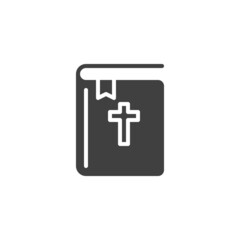 Bible book vector icon
