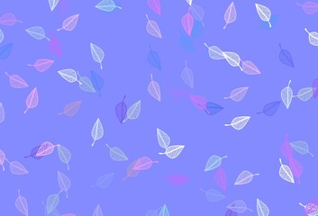 Light Pink, Blue vector sketch background.