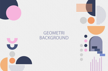 geometric element minimal white background concepts design