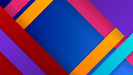 Abstract modern background gradient color. Yellow red blue and pink gradient with halftone decoration.