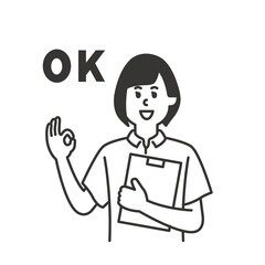 介護師の人物イラストまとめ