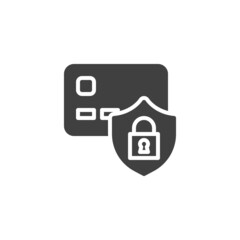 Payment security vector icon