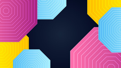 Modern geometrical abstract background. Business or technology presentation design template, brochure or flyer pattern, or geometric web banner