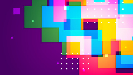 Minimal geometric blue red black 3d white colorful light technology background abstract design. Vector illustration abstract graphic design banner pattern presentation background web template