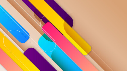 Abstract blue red black 3d white colorful vector technology background, for design brochure, website, flyer. Geometric 3d colorful wallpaper for poster, certificate, presentation, landing page