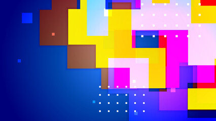 Abstract background with geometric shapes. Vector abstract graphic design banner pattern background template.