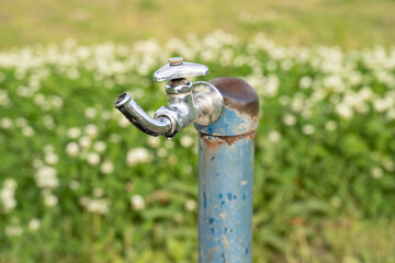 街中の蛇口 Japanese public faucet