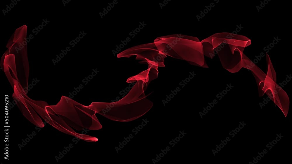 Poster abstract particles background animation