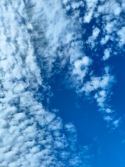 blue sky with clouds