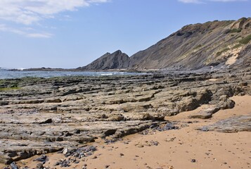 Rough coastline near Odeceixe, Algarve - Portugal