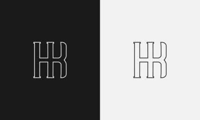 HK KH H K Initial Letter  Luxury-Premium Logo.