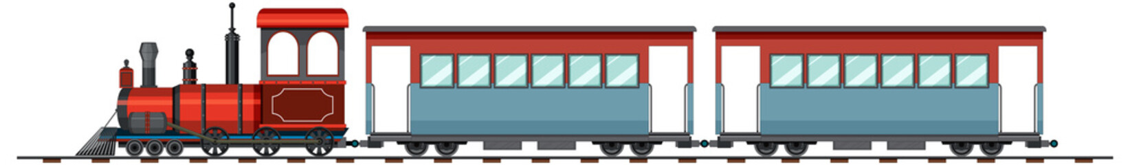 Steam locomotive train vintage style © GraphicsRF