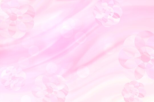 ピンクの優しいキラキラの光 花 背景 恋 春