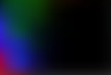 Dark Multicolor, Rainbow vector abstract blurred template.
