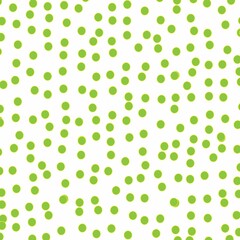 seamless pattern with green dots
