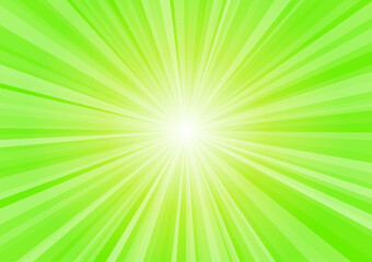 Obraz premium 放射状線 黄緑