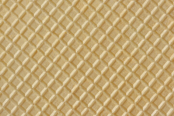 Waffle background. Close up of the waffle sheet. Seamless waffle pattern. 