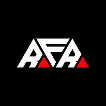 RFR triangle letter logo design with triangle shape. RFR triangle logo design monogram. RFR triangle vector logo template with red color. RFR triangular logo Simple, Elegant, and Luxurious Logo...