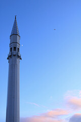 Minaret of Shakirin Mosque in Turkey 