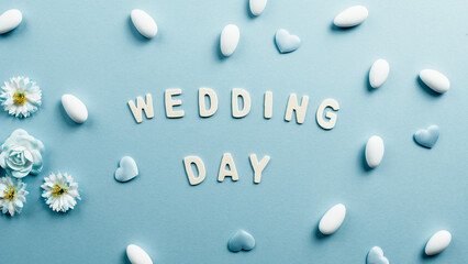 Bride and groom invitation for wedding background