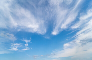 Blue sky with clouds