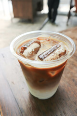 coffee, iced coffee or iced cappuccino coffee