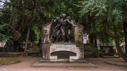 Fototapeta premium Cimitero Monumentale Milan April 2022