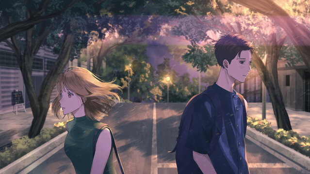 密かに/手描き,片想い