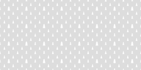 Seamless pattern with christmas trees. Abstract geometric wallpaper. Geometric art. Print for textiles, fabrics, polygraphy, posters. Greeting cards. Black and white illustration