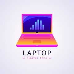 Computer logo design. Pc fix, repair icon. Computer maintenance service. Coding, software. Computer tech shop. Computer help logotype badge, brand logo, name symbol, sign, emblem. Vector illustration.