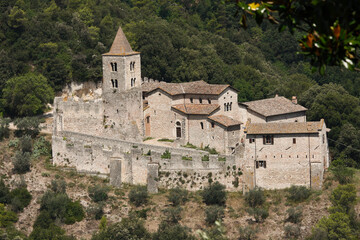 Fototapeta na wymiar Narni, Abbazia di San Cassiano, Terni Umbria