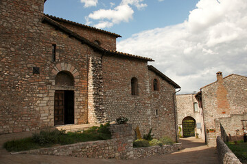 Fototapeta na wymiar Narni, Abbazia di San Cassiano, Terni Umbria
