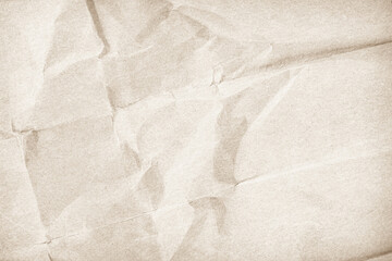 Paper vintage background. Recycle brown paper crumpled texture, Old paper surface for background.