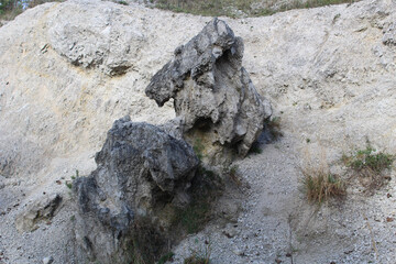 rock in the mountains