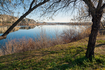 Obraz premium Laguna del Campillo. Madrid. España.