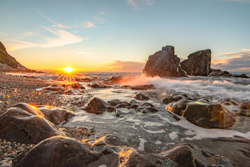 Tramonto mozzafiato sul mare, Sicilia © fabioscrima