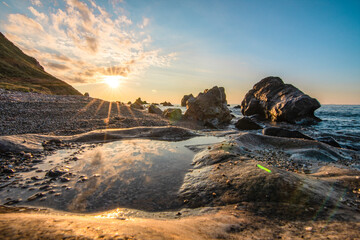Tramonto mozzafiato sul mare, Sicilia © fabioscrima