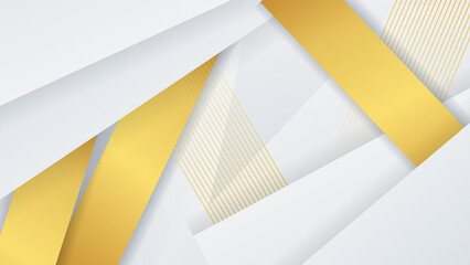 abstract white and gold background